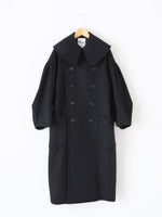画像をギャラリービューアに読み込む, noir kei ninomiya ウールカシミヤメルトンコート [3P-C004-051]
