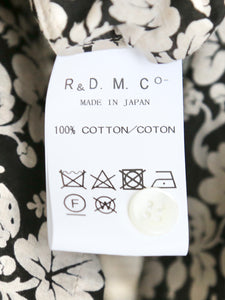 R&D.M.Co- コットンローンワイルドベリースタンドカラーロングシャツ [6651]