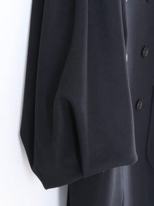 noir kei ninomiya ウールカシミヤメルトンコート [3P-C004-051] – CREER