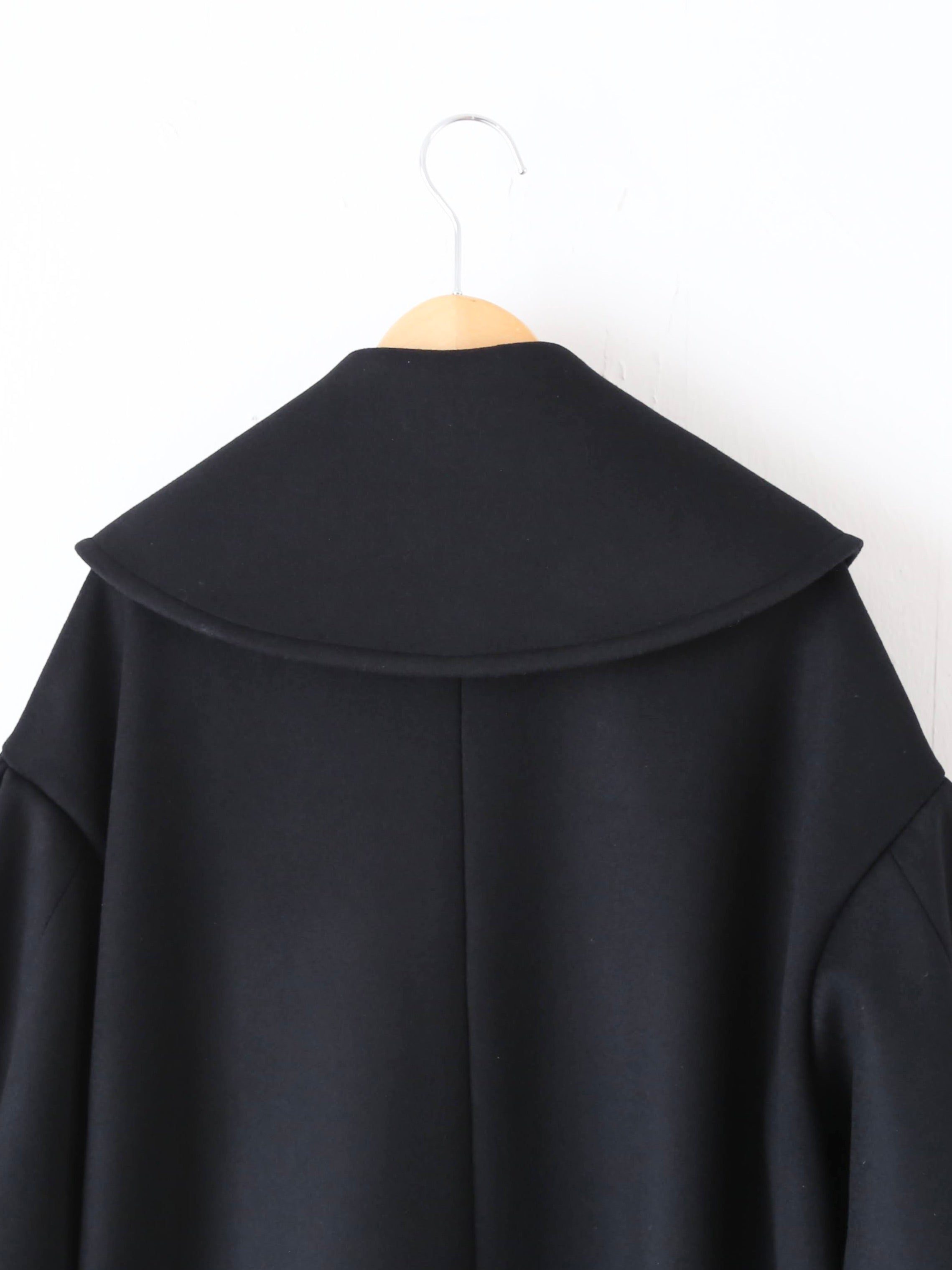 noir kei ninomiya ウールカシミヤメルトンコート [3P-C004-051]