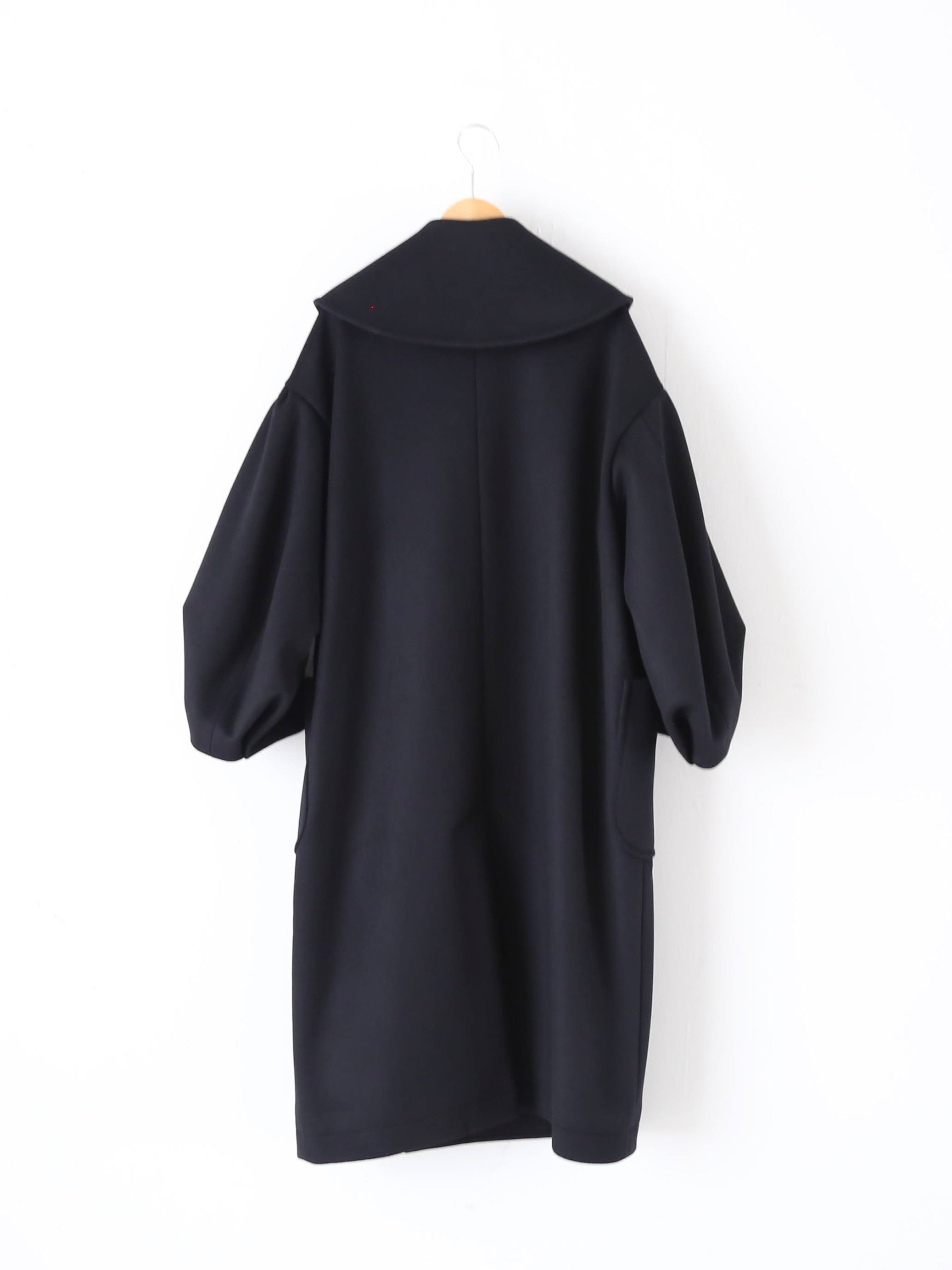 noir kei ninomiya ウールカシミヤメルトンコート [3P-C004-051]