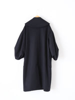 画像をギャラリービューアに読み込む, noir kei ninomiya ウールカシミヤメルトンコート [3P-C004-051]

