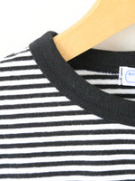 画像をギャラリービューアに読み込む, R&amp;D.M.Co- ガーゼボーダードロップTシャツ [8038]
