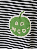 画像をギャラリービューアに読み込む, R&amp;D.M.Co- ガーゼボーダードロップTシャツ [8038]
