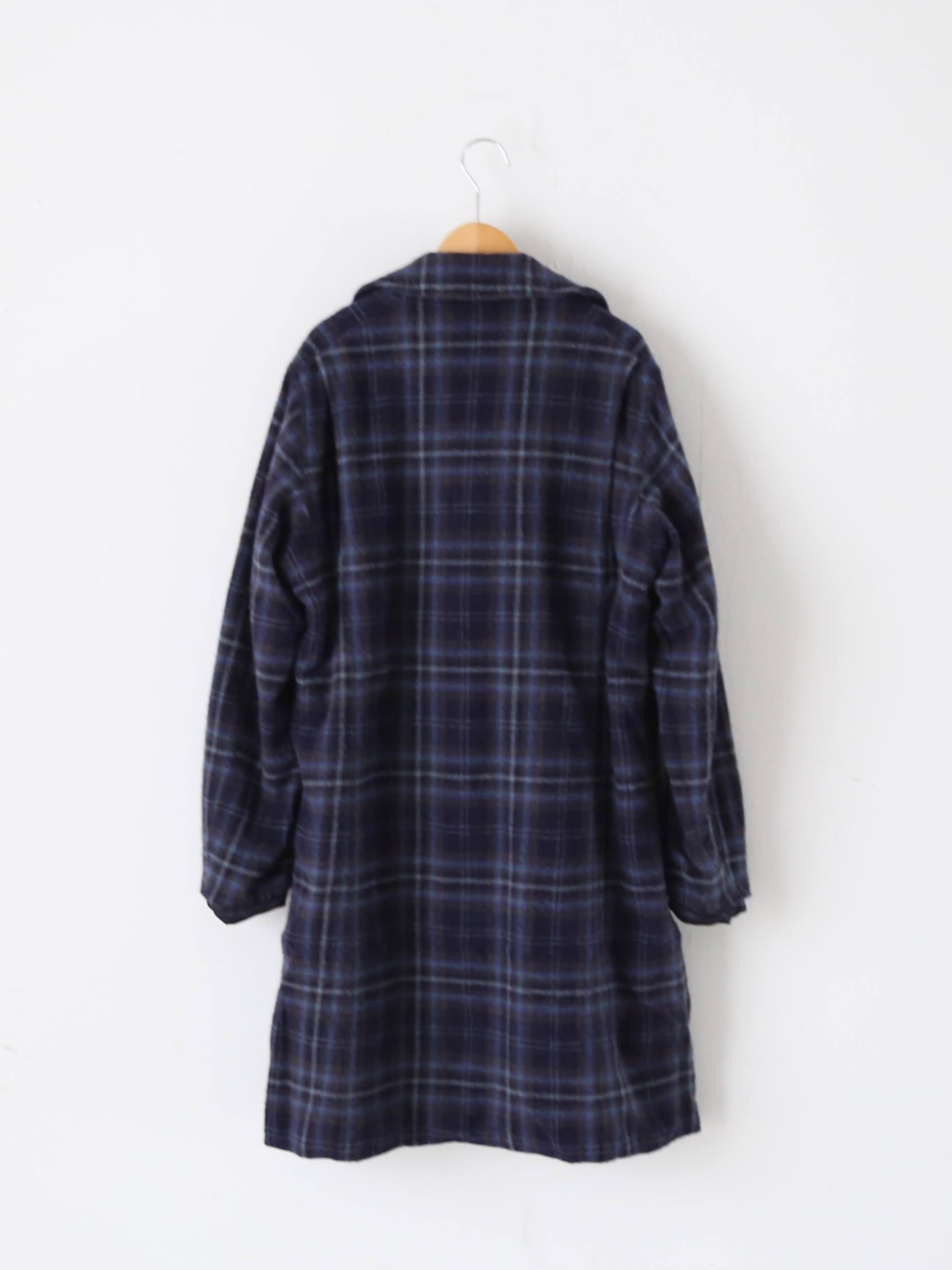 tao ウールナイロンチェックコート [TP-C010-051]