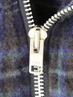 画像をギャラリービューアに読み込む, tao ウールナイロンチェックコート [TP-C010-051]
