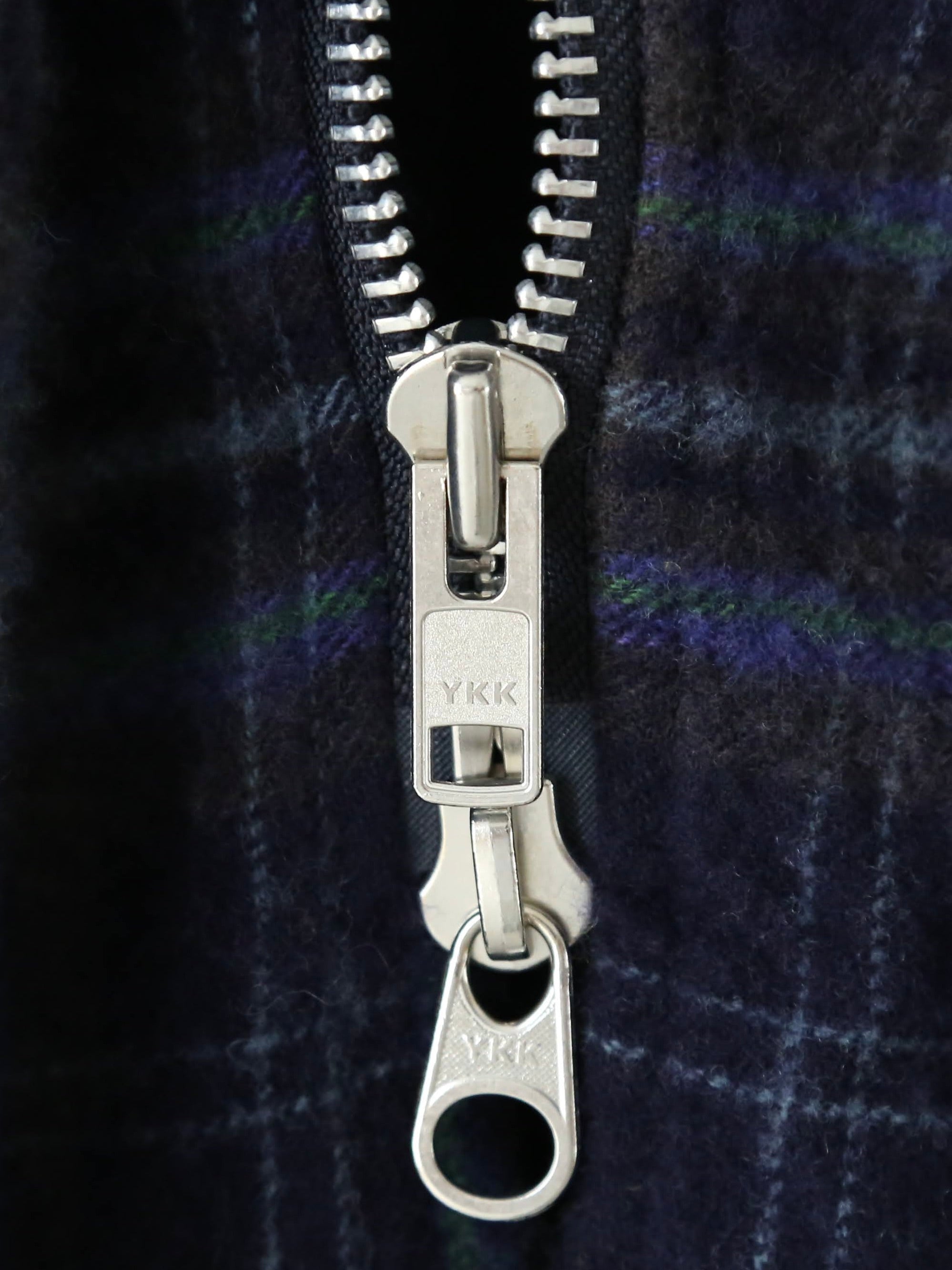 tao ウールナイロンチェックコート [TP-C010-051]