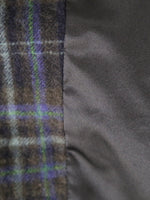 画像をギャラリービューアに読み込む, tao ウールナイロンチェックコート [TP-C010-051]
