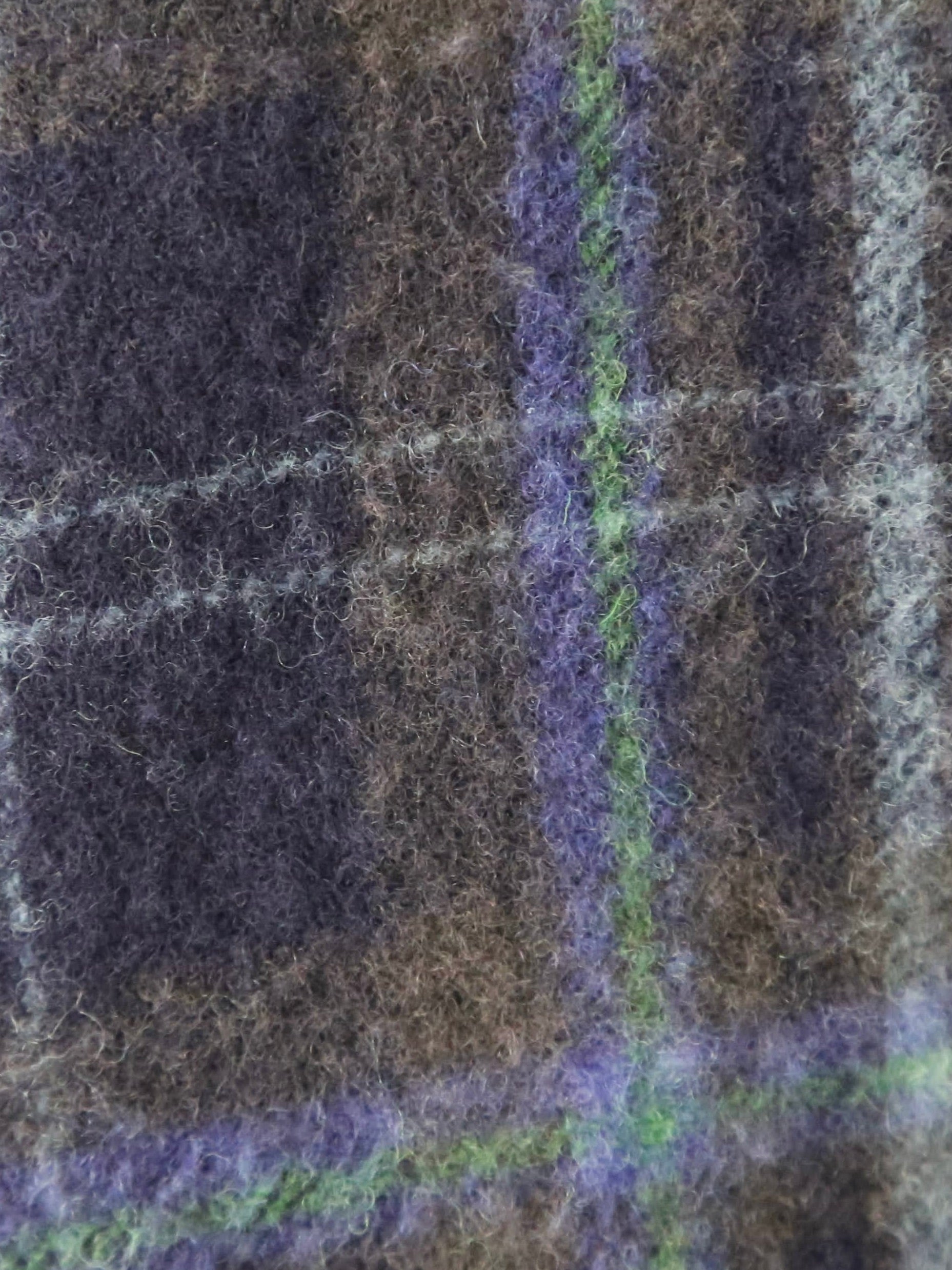 tao ウールナイロンチェックコート [TP-C010-051]