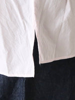 画像をギャラリービューアに読み込む, TOUJOURS バンドカラービショップスリーブラッフルシャツ [MM44MS01]
