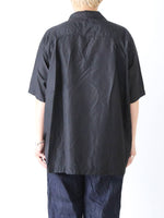 画像をギャラリービューアに読み込む, TOUJOURS オープンカラーショートスリーブフリルシャツ [YM44US02]
