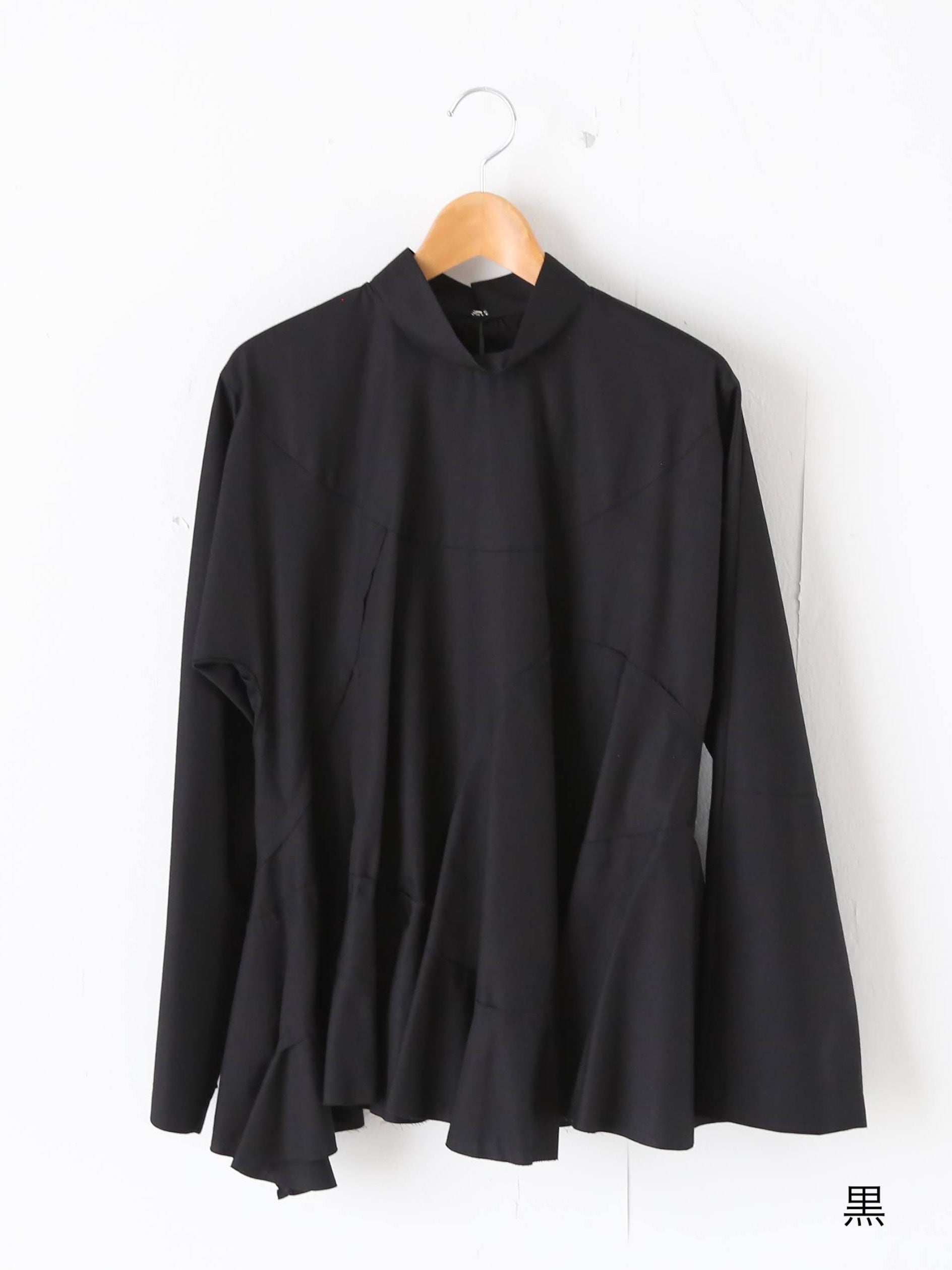 tao 綿ブロードブラウス(ハイネック) [TP-B016-051]