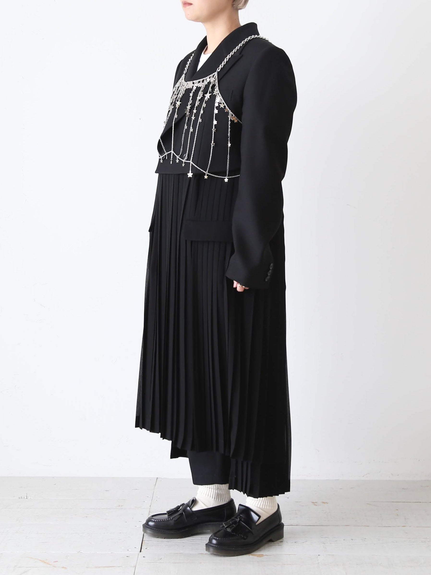 noir kei ninomiya チャーム×チェーン ハーネス スター シルバー – CREER