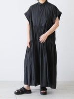 画像をギャラリービューアに読み込む, TOUJOURS バンドスリーブティアードシャツドレス [MM44MD03]
