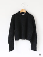 画像をギャラリービューアに読み込む, tao ウール片畔起毛加工セーター [TP-N008-051]

