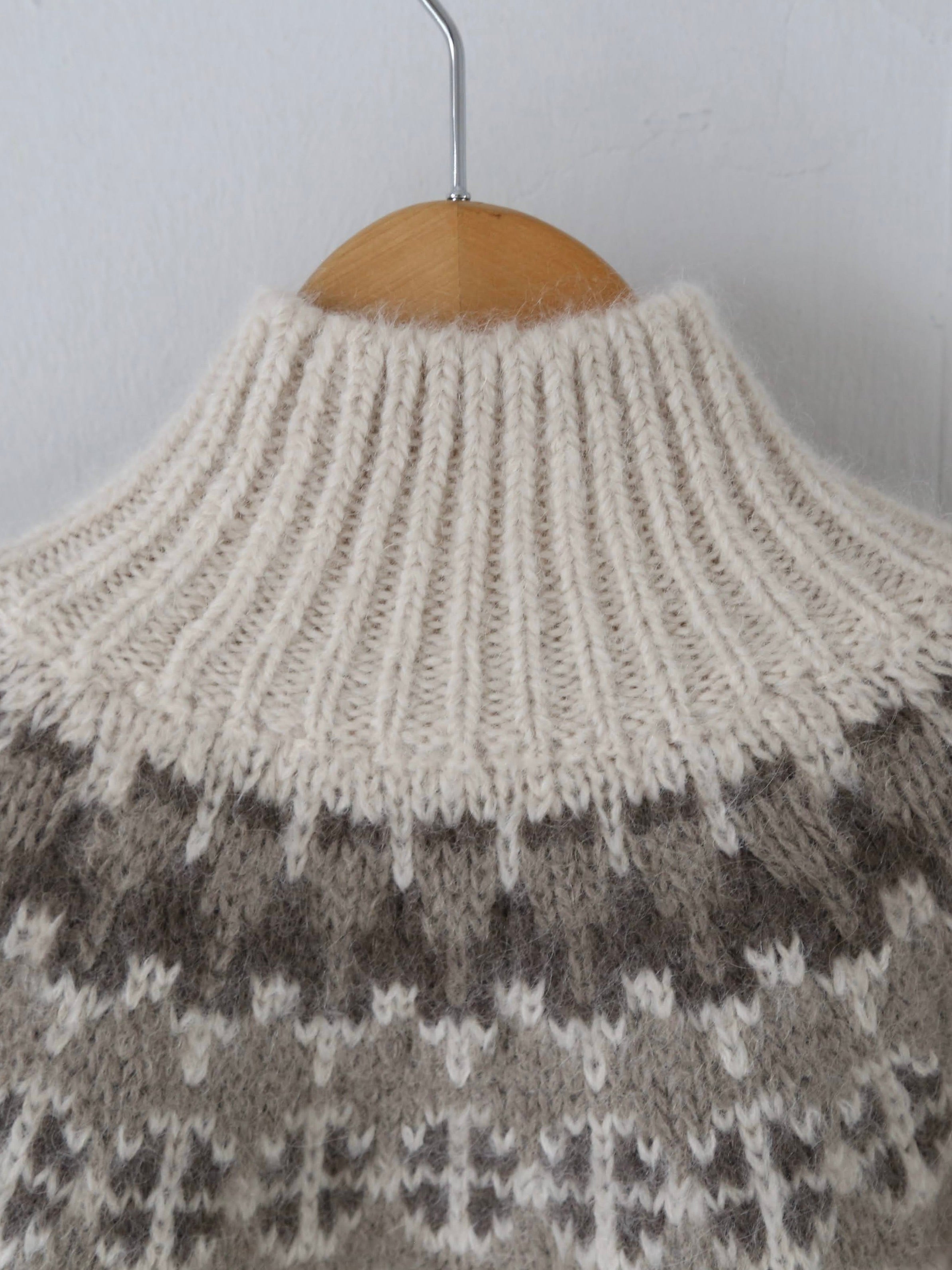 tao ノルディック柄スパンコール刺繍セーター [TP-N002-051]