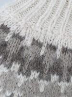 画像をギャラリービューアに読み込む, tao ノルディック柄スパンコール刺繍セーター [TP-N002-051]
