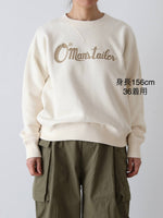 画像をギャラリービューアに読み込む, OLDMAN'S TAILOR  チェーンエンブロイダリーロゴスウェット [m1417]
