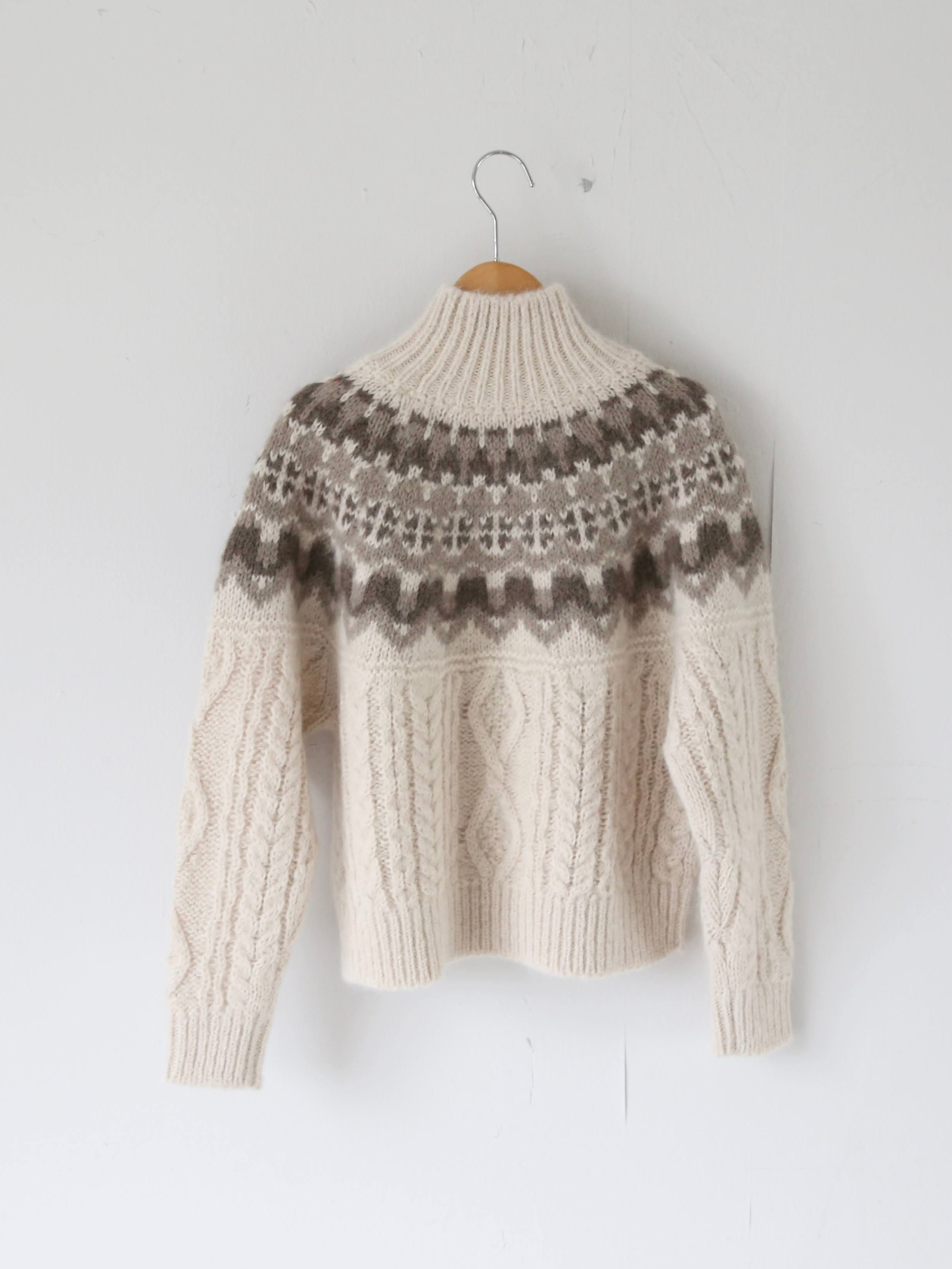 tao ノルディック柄スパンコール刺繍セーター [TP-N002-051]