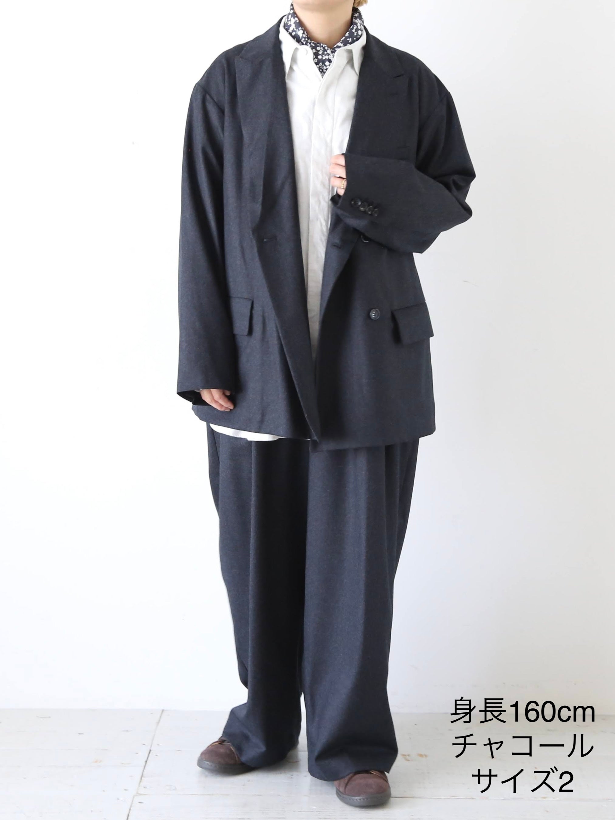 TOUJOURS 2インプリーツバギーパンツ [YM43KP03]