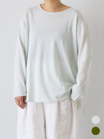 画像をギャラリービューアに読み込む, Gauze# ノマドニットプルオーバー [G1037]

