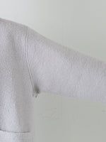 Load image into Gallery viewer, Chimala Unisex Top Gray Brushed Fleece Vintage Sweat Cardigan [CS38-K12]
