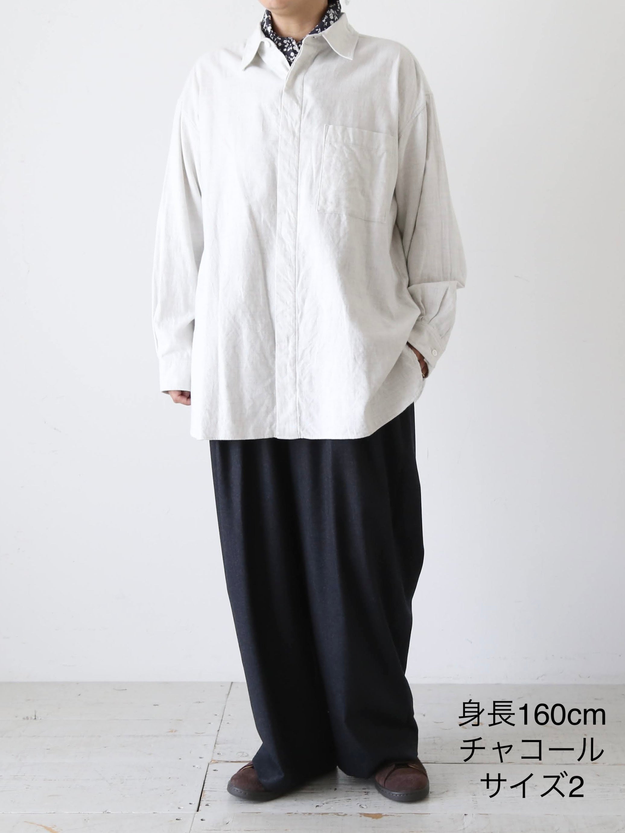 TOUJOURS 2インプリーツバギーパンツ [YM43KP03]