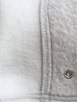 Load image into Gallery viewer, Chimala Unisex Top Gray Brushed Fleece Vintage Sweat Cardigan [CS38-K12]
