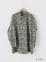 画像をギャラリービューアに読み込む, R&amp;D.M.Co- ワイルドベリーフィールドローンオーバーサイズドシャツ [7878]
