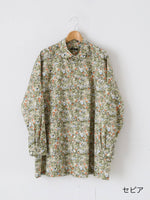 画像をギャラリービューアに読み込む, R&amp;D.M.Co- ワイルドベリーフィールドローンオーバーサイズドシャツ [7878]
