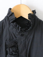 画像をギャラリービューアに読み込む, TOUJOURS バンドカラービショップスリーブラッフルシャツ [MM44MS01]
