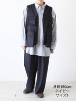 画像をギャラリービューアに読み込む, TOUJOURS 2インプリーツバギーパンツ [YM43KP03]
