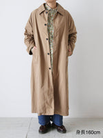 画像をギャラリービューアに読み込む, R&amp;D.M.Co- ガーメントダイステンカラーコート [7982]
