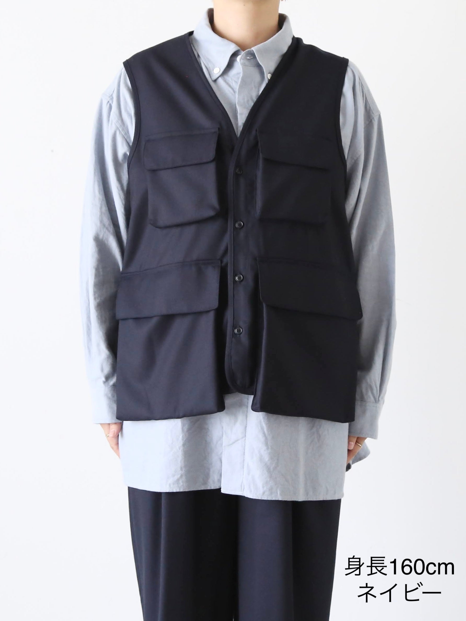 TOUJOURS ハンティングユーティリティロングベスト [YM43KV02]