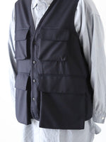 画像をギャラリービューアに読み込む, TOUJOURS ハンティングユーティリティロングベスト [YM43KV02]
