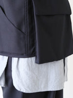 画像をギャラリービューアに読み込む, TOUJOURS ハンティングユーティリティロングベスト [YM43KV02]
