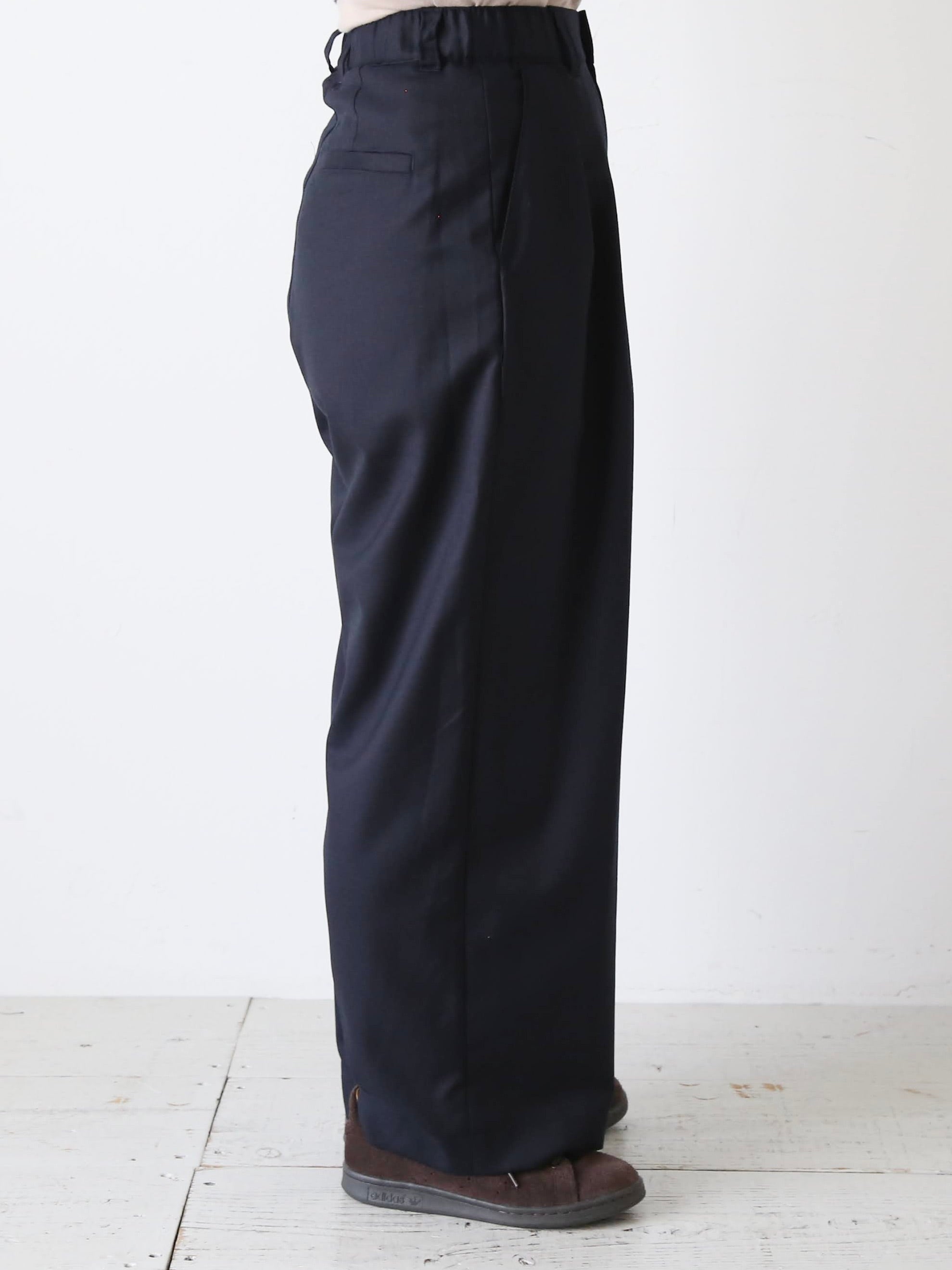 TOUJOURS 2インプリーツバギーパンツ [YM43KP03]