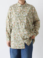 画像をギャラリービューアに読み込む, R&amp;D.M.Co- ワイルドベリーフィールドローンオーバーサイズドシャツ [7878]
