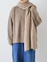 Load image into Gallery viewer, TOUJOURS Plain Stitch Mink Finish Stole [VM45XK06]
