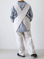 画像をギャラリービューアに読み込む, TOUJOURS バッククロスワークベスト [AM43GV02]
