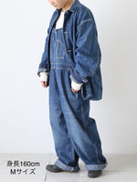 Load image into Gallery viewer, chimala Denim Overalls [CS38-WP09]
