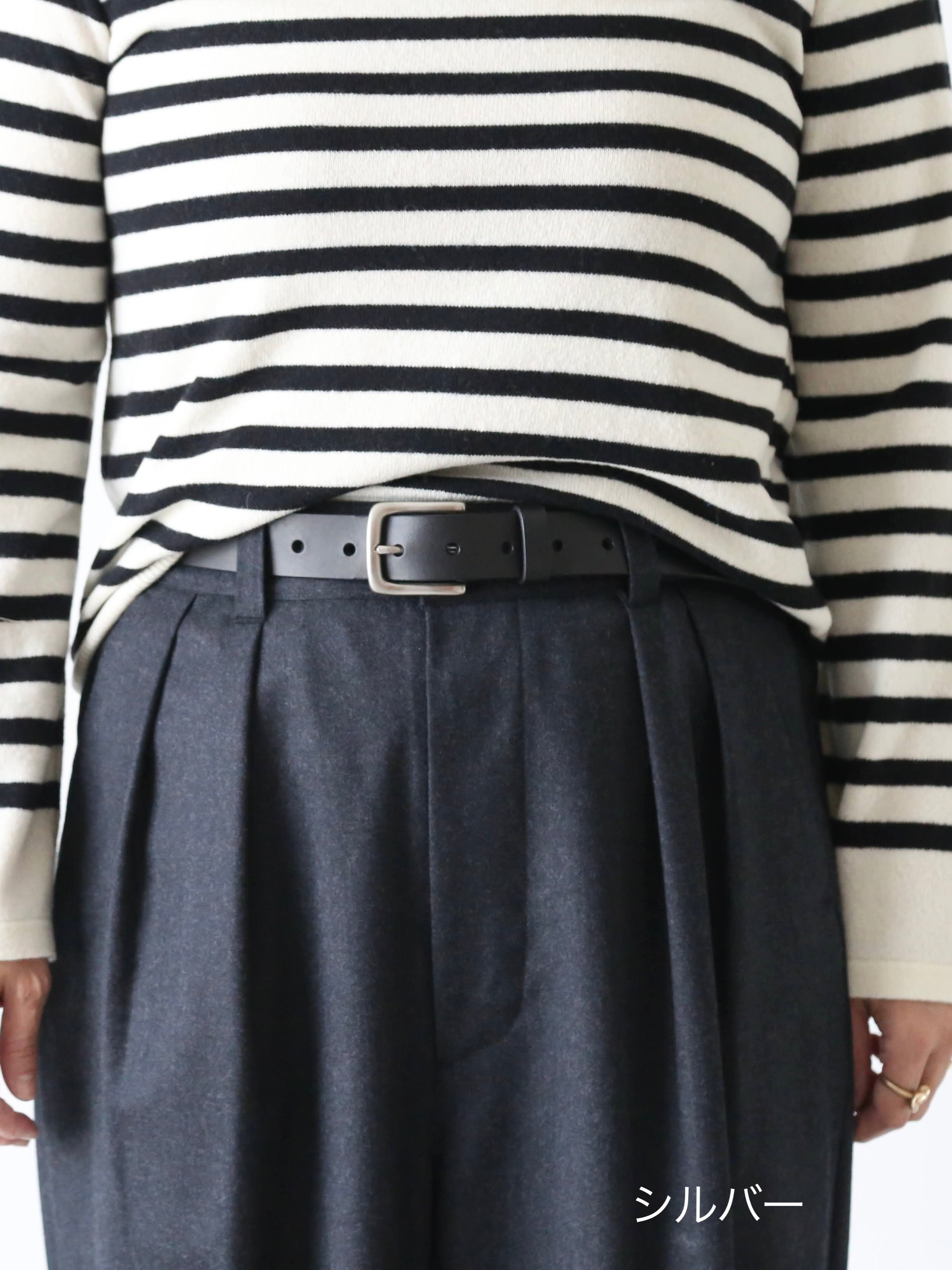 R&D.M.Co- レザーベルト(30mm) [7686]