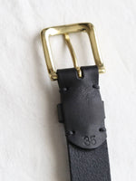 画像をギャラリービューアに読み込む, R&amp;D.M.Co- レザーベルト(30mm) [7686]
