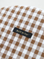 Load image into Gallery viewer, R&amp;D.M.Co- ギンガムチェックパファーサークルショルダーバッグ [8072]
