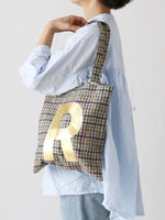 画像をギャラリービューアに読み込む, R&amp;D.M.Co- スコティッシュチェックトートバック [6552]
