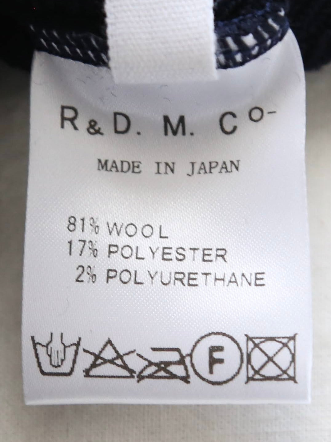 R&D.M.Co- ウールリブタイツ [1385]