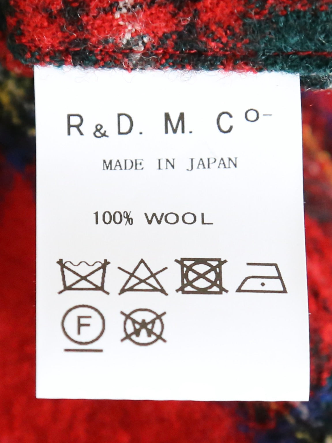 R&D.M.Co- ウールタータンチェックポケットドレス [6539]