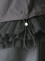 Load image into Gallery viewer, noir kei ninomiya エステルタイプライター×ナイロンチュールブラウス [3R-B009-051]
