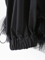 Load image into Gallery viewer, noir kei ninomiya エステルタイプライター×ナイロンチュールブラウス [3R-B009-051]
