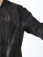 画像をギャラリービューアに読み込む, suzuki takayuki  レザーブルゾン[T002-07]
